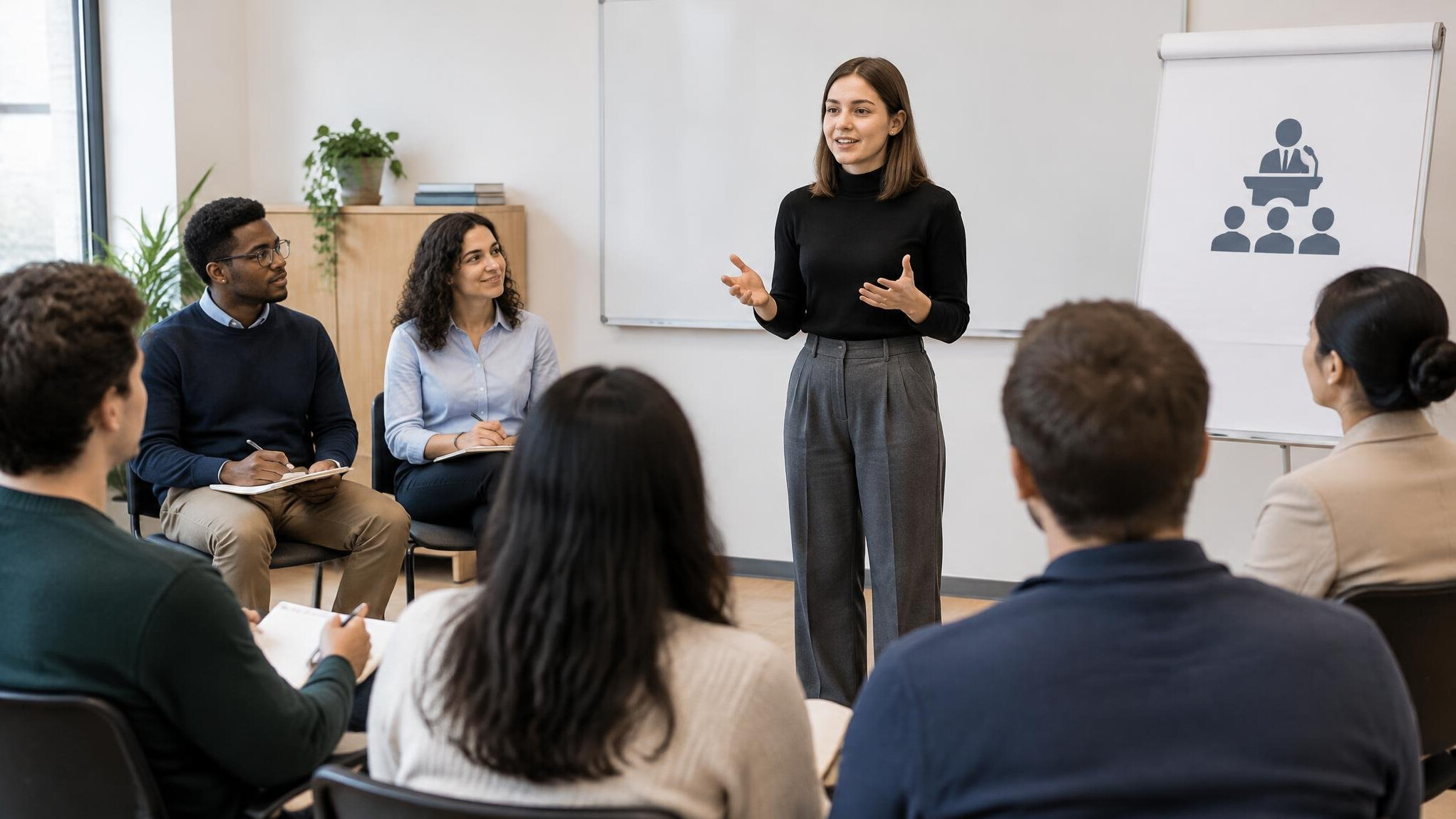 group workshop public speaking